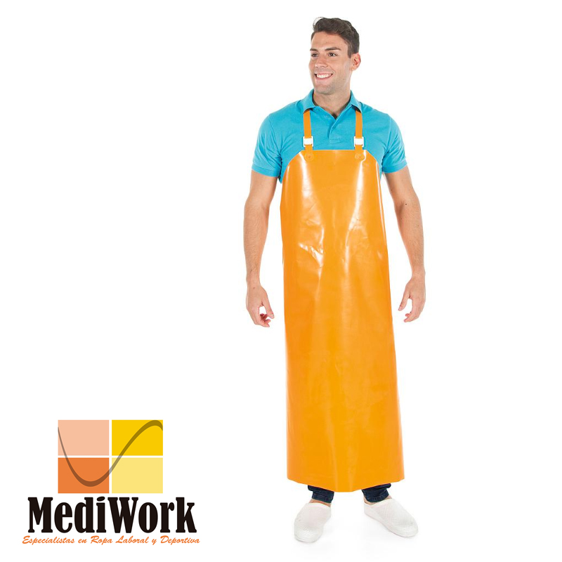 DELANTAL CON PETO POLIURETANO ANDREW 126400 02