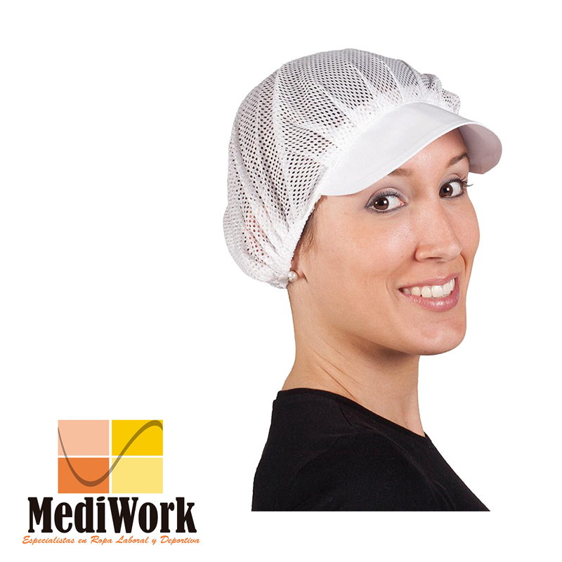 Gorra sra. REJILLA VISERA BLANCA (paq. 10 un.) 410000 02 
