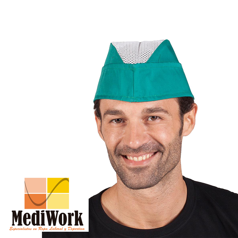 Gorro cocinero SARGA colores (paq. 6 un.) 435000 02 