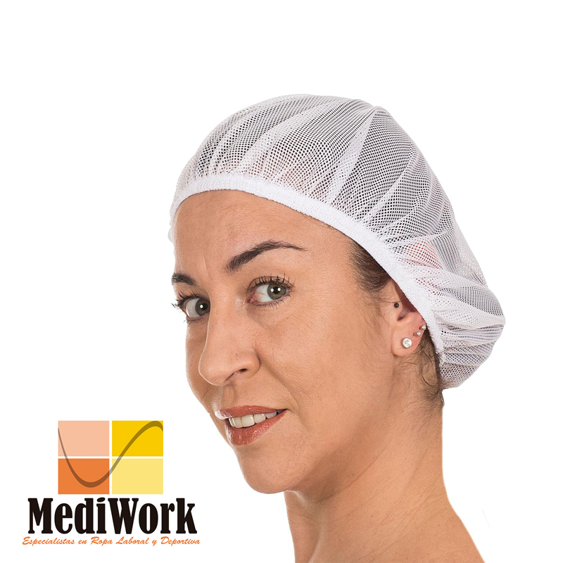 Gorro con REJILLA blanca (paq. 10 un.) 44620  02