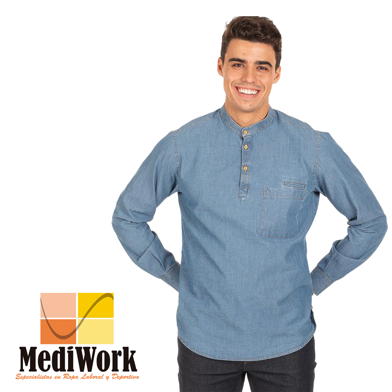 Camisa cro. ROMEO  SLIM FIT LAVADA 298200E 02 