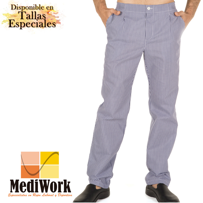 Pantalón cocinero vichy 771000 02
