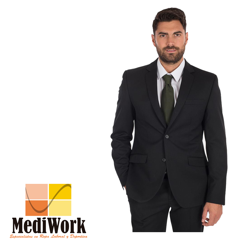 Americana hombre 2 botones slim fit confort tallaje especial 812200E 02
