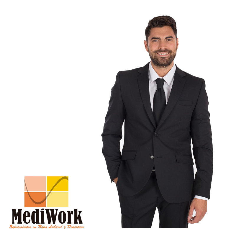 Americana hombre 2 botones slim fit trivial tallaje especial 812600E  02