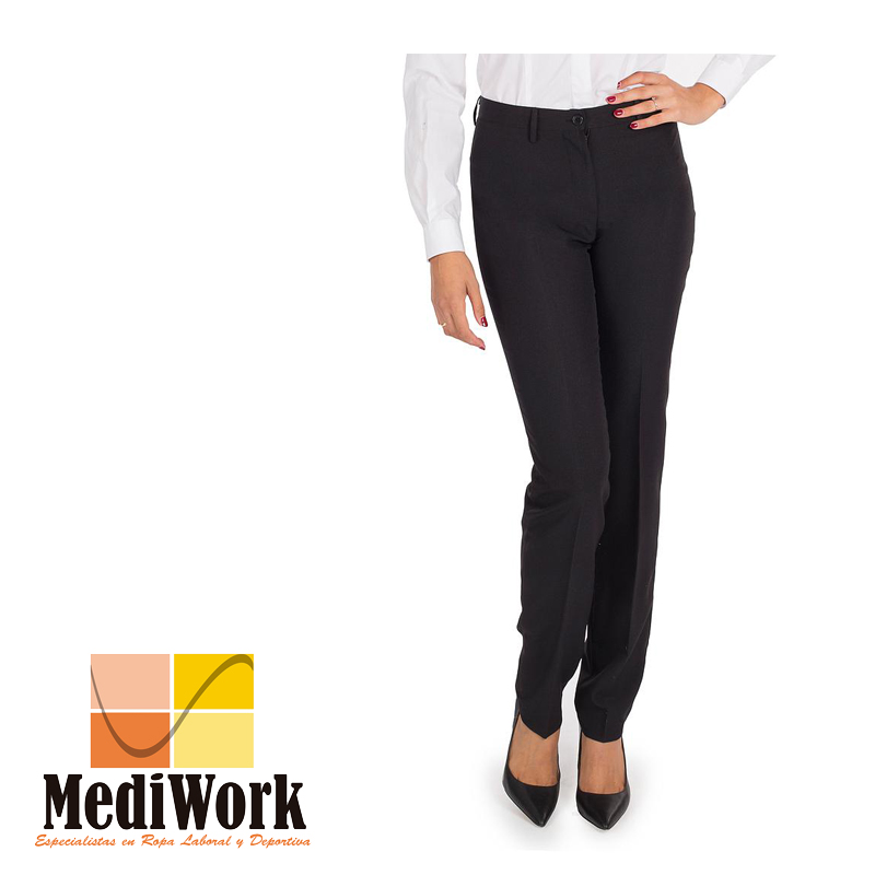 Pantalón mujer camarera microfibra tallaje especial 203400E 02