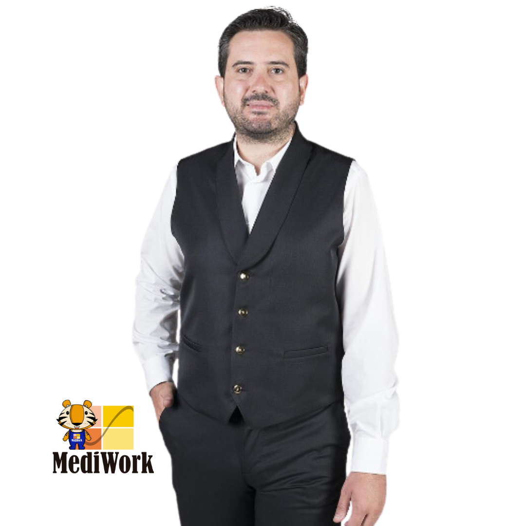 Chaleco camarero cuello smoking 997000 02