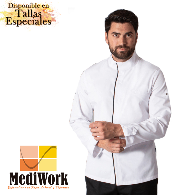 Chaqueta cocina blanca hombre Andreu 947800B 02