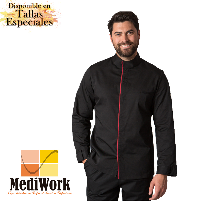 Chaqueta cocina negra hombre  Andreu 947800N 02