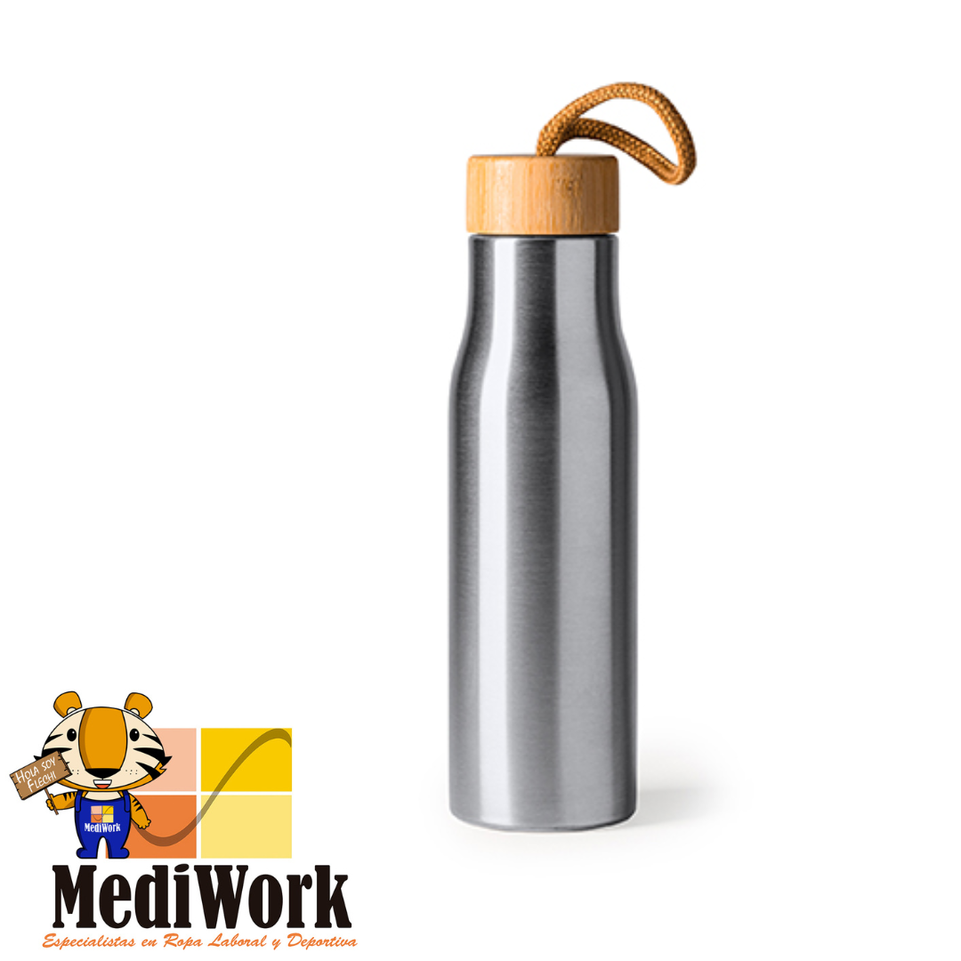 Bidón acero/ bambú 600 ml SOTOS 4100 03
