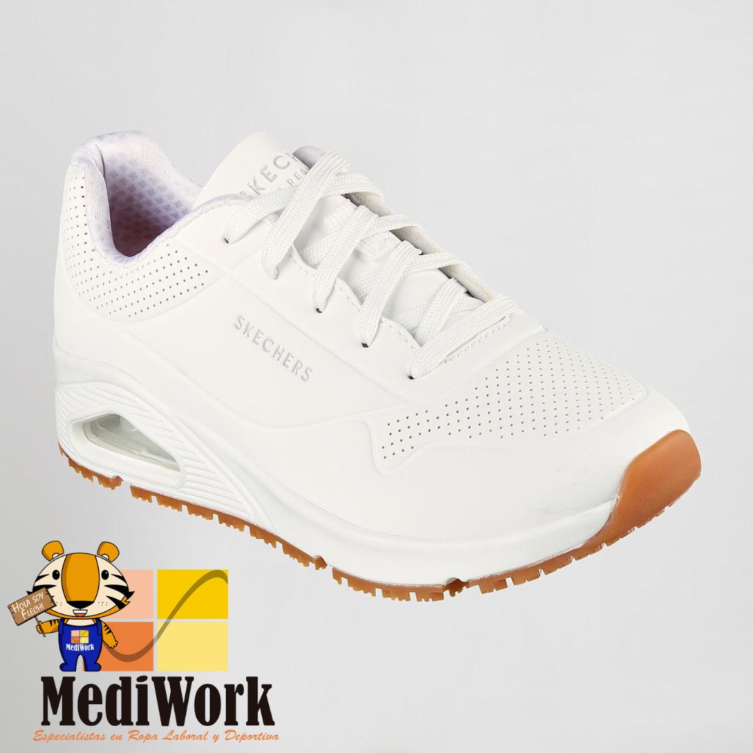 Zapatillas Skechers Work Relaxed Fit Uno SR mujer SK108021EC 02