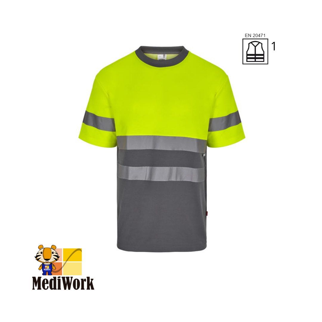 Camiseta algodón Bicolor MC AV. Ref. 305613 E 09