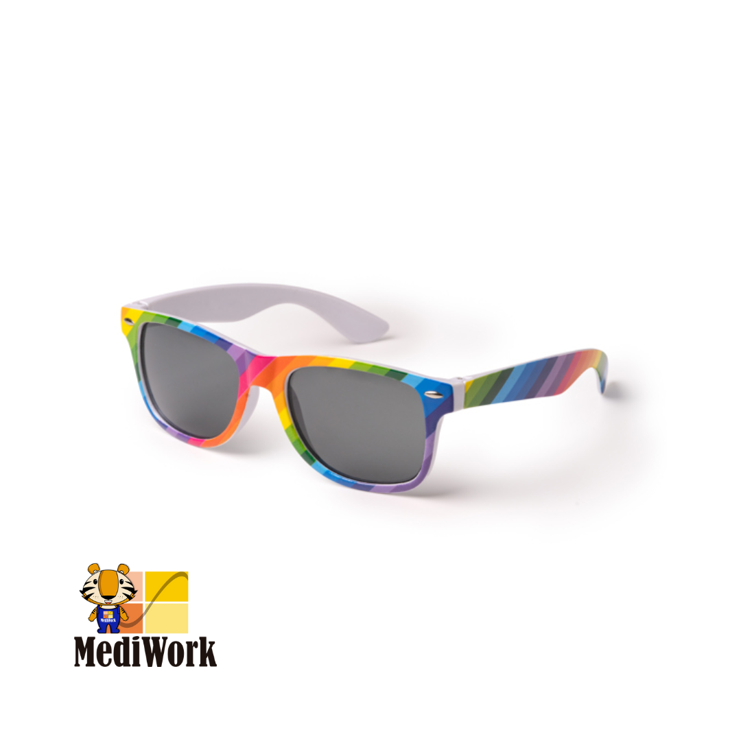 Gafas de sol con montura multicolor, Pack 10 uds 1468 03