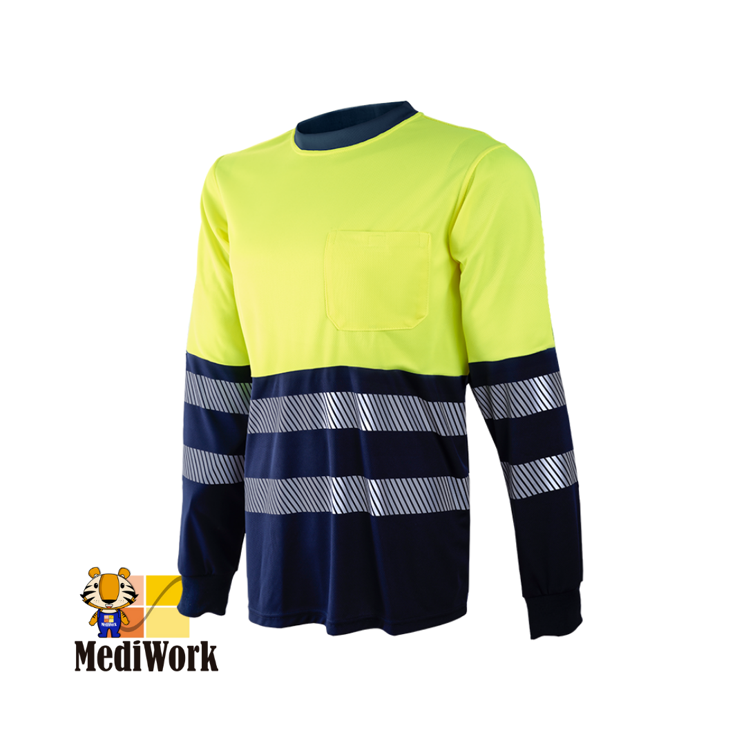 Camiseta  manga larga combinado - Segmentado (AV) 1030LZ 07