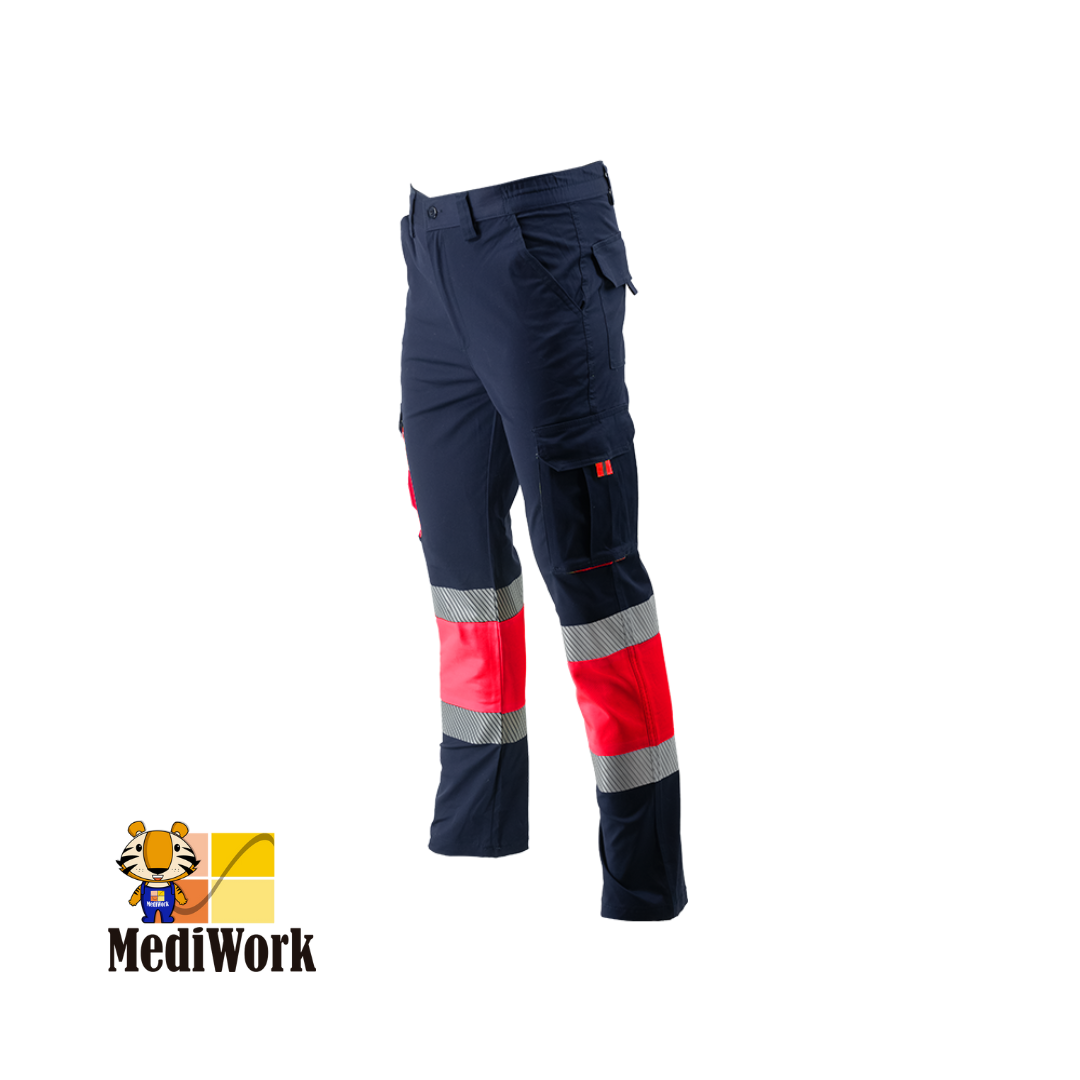 Pantalón combinado stretch segmentado con forro (AV) 1090S 07
