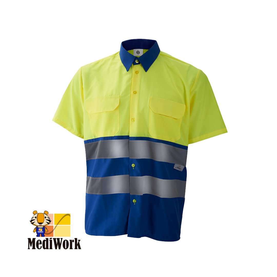 Camisa manga corta combinada (AV) 1202 07