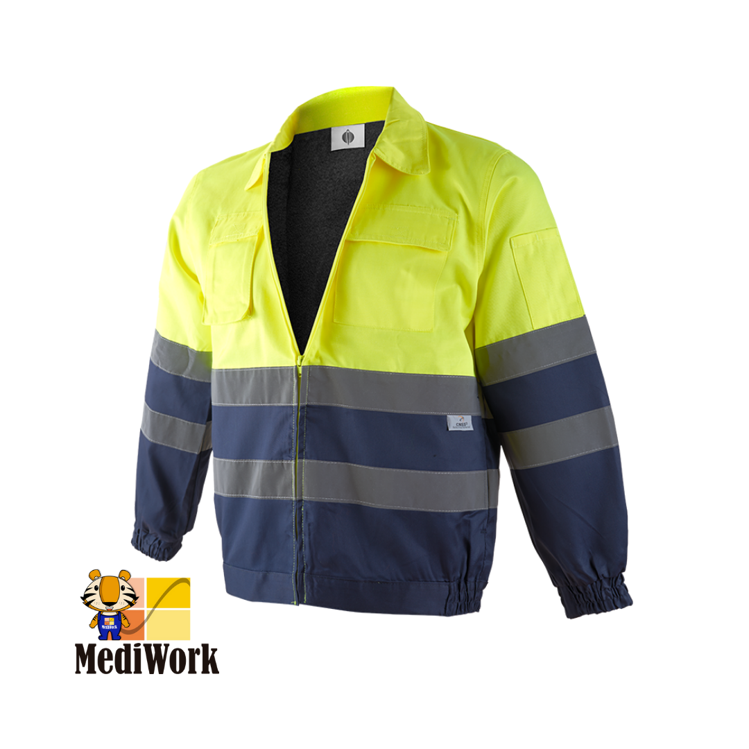 Cazadora multibolsillos combinada con forro (AV) 1098 07