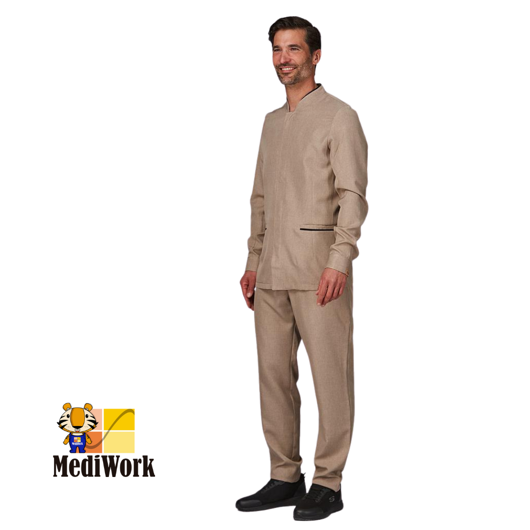  PANTALON HOMBRE TEJIDO RECICLADO ARENA  778900 02