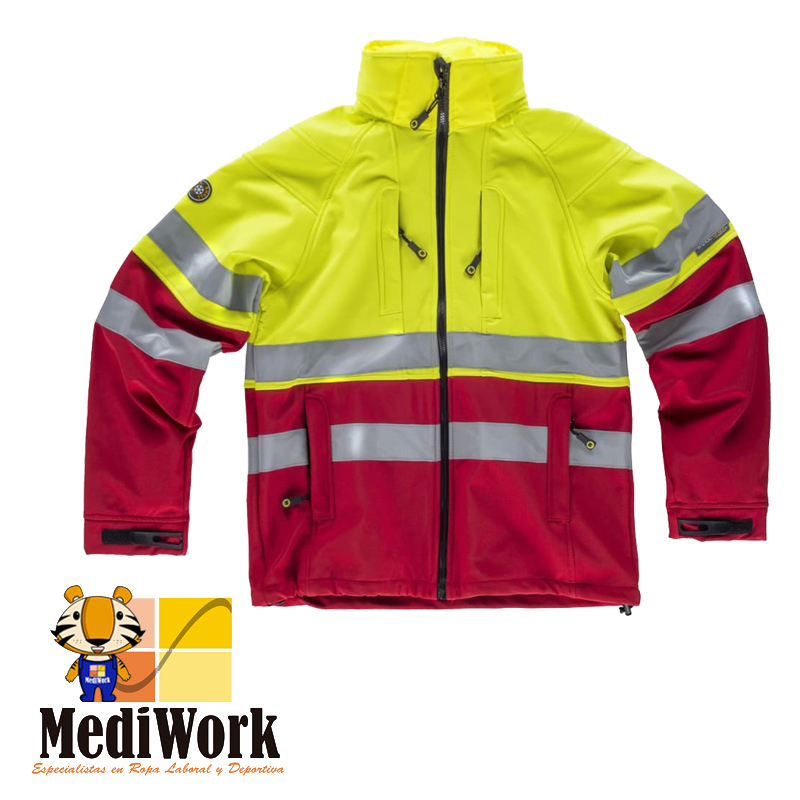 Chaqueta Workshell alta visibilidad Workteam S9203