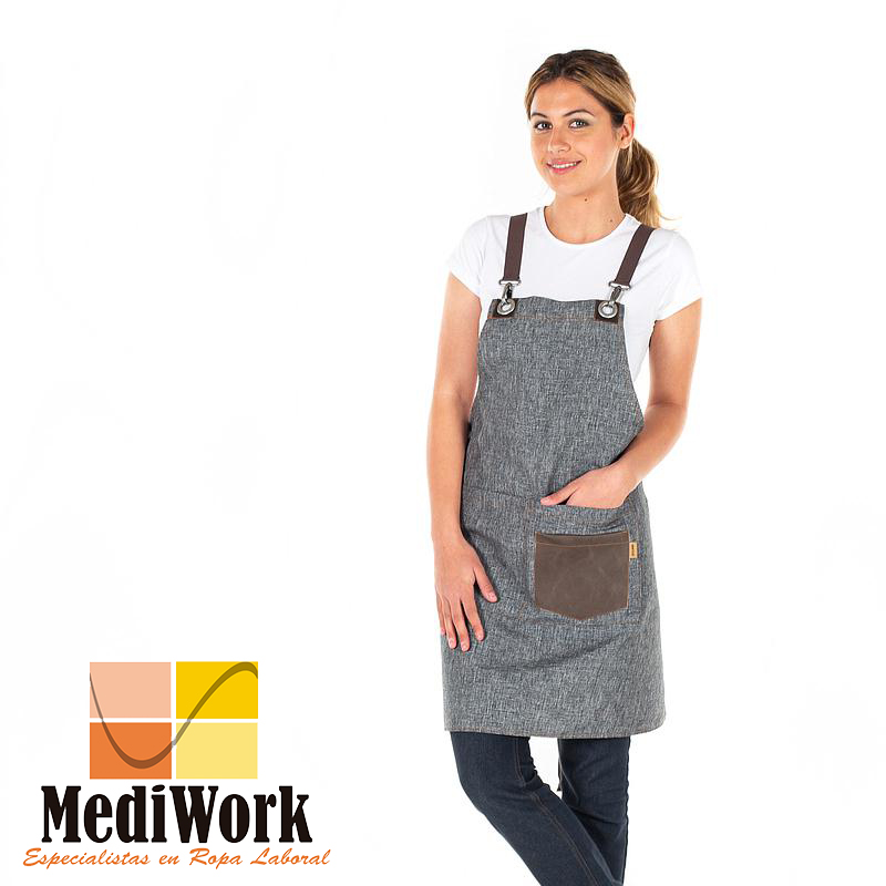 Delantal con peto GOBI 74 x 80 cm 155200 02