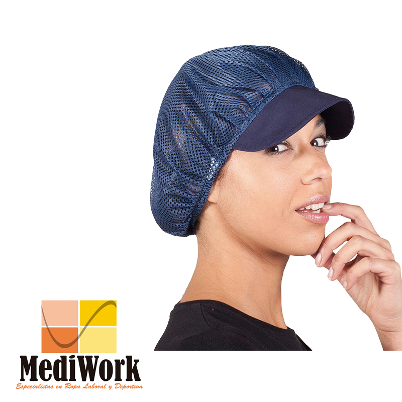 Gorra sra. REJILLA Y VISERA COLOR (paq. 10 un. ) 416000 02 