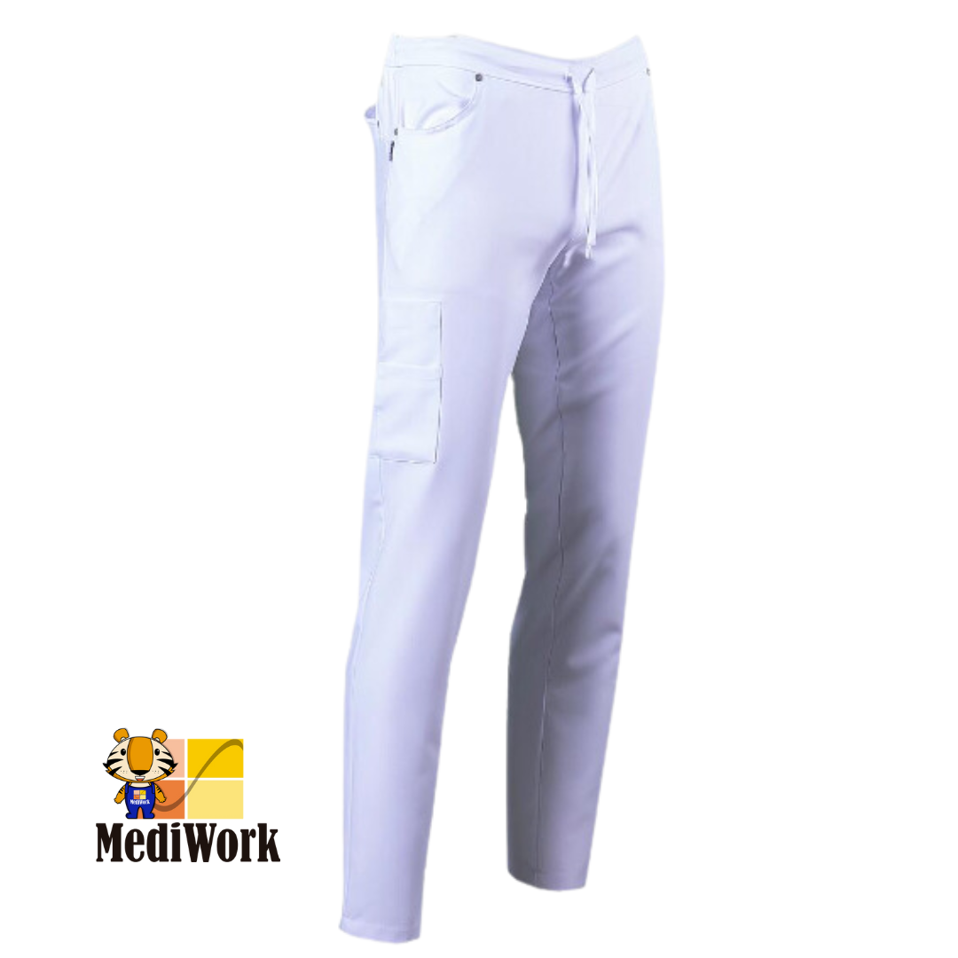 Pantalón unisex multibolsillos elastik tallaje especial 702800E 02