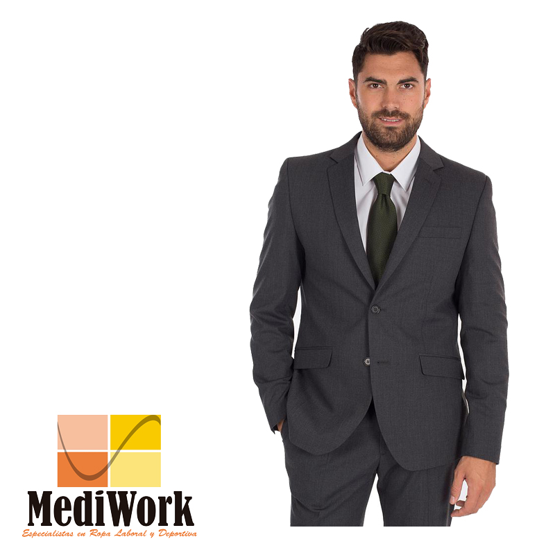 Americana hombre 2 botones slim fit confort tallaje especial 812200E 02