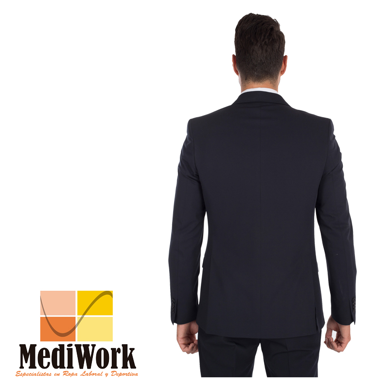 Americana hombre 2 botones slim fit trivial tallaje especial 812600E  02