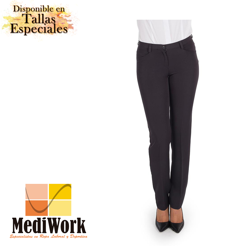 Pantalón mujer bioelastic con bolsillos tecno 2035A 02