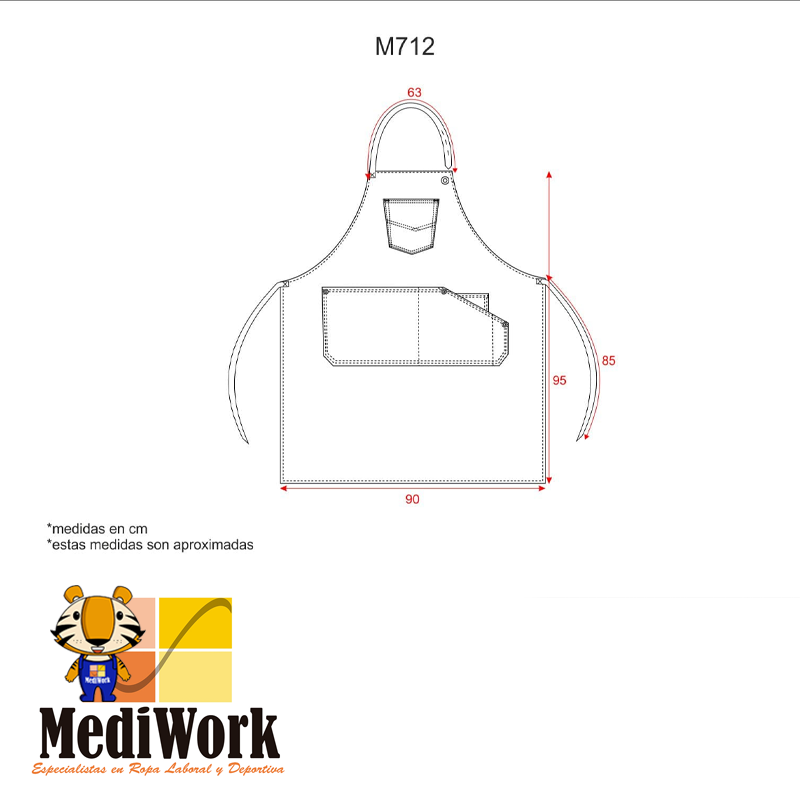 Delantal  servicios M712 01