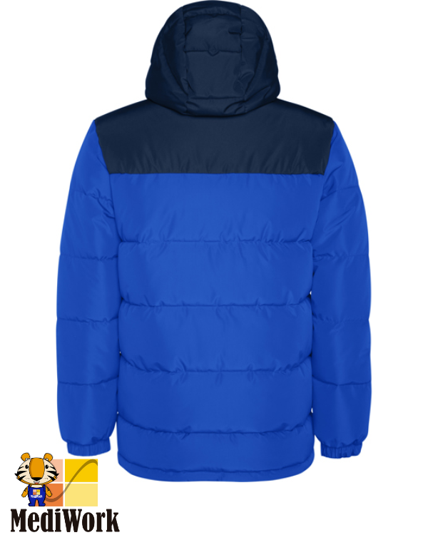 Chaqueta acolchada combinada con capucha fija niños 5075 03