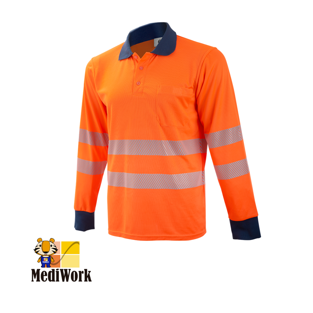 Polo de manga larga - Segmentado (AV) 1057Z 07