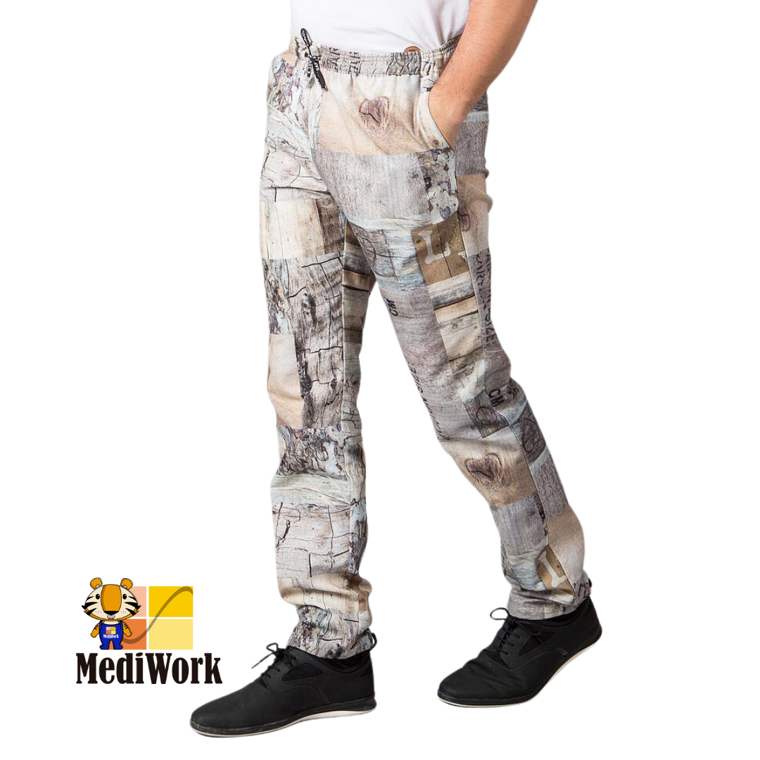 PANTALON COCINA UNISEX GOMA+CORDON EXTERIOR 700900E