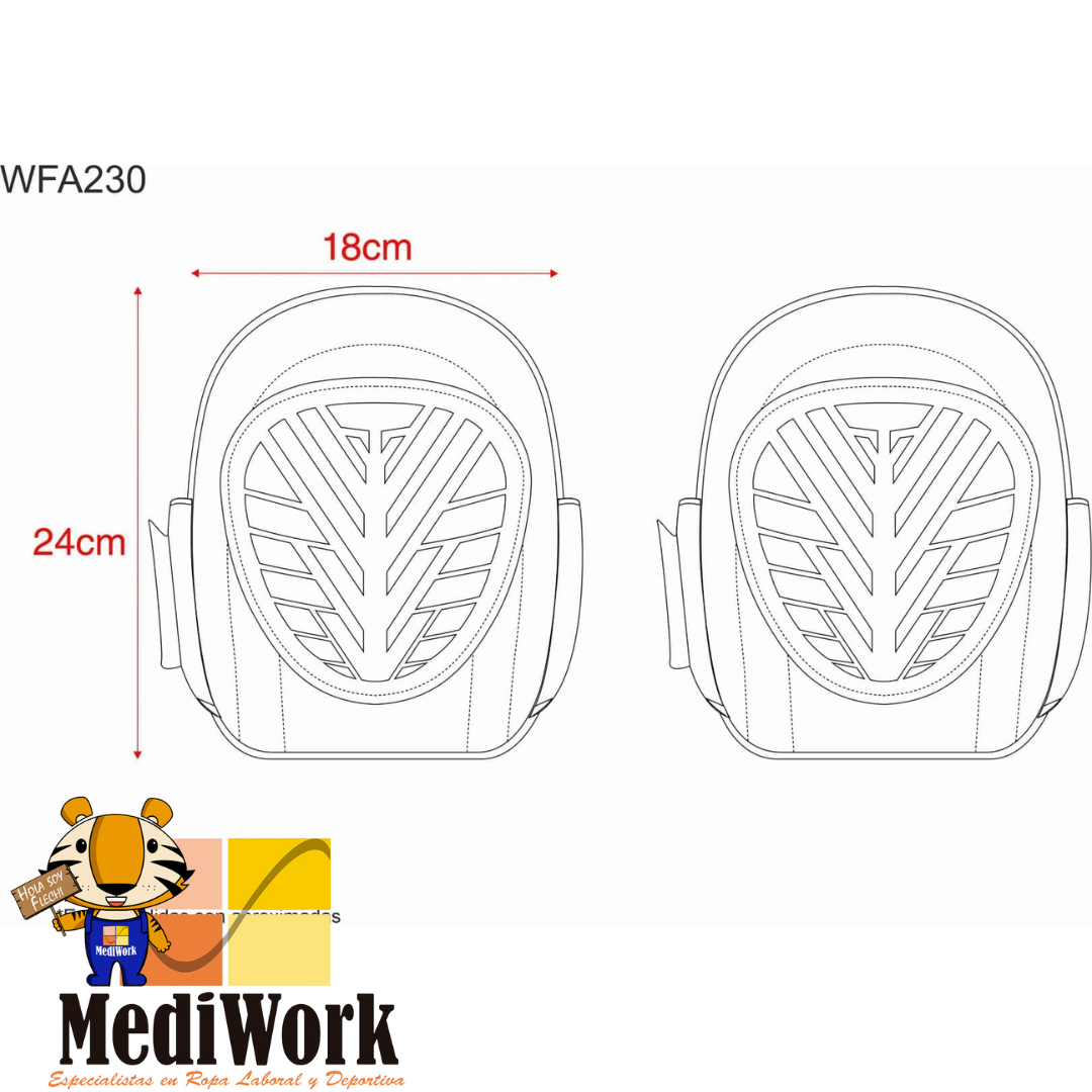 Rodilleras KneePads WFA230 01